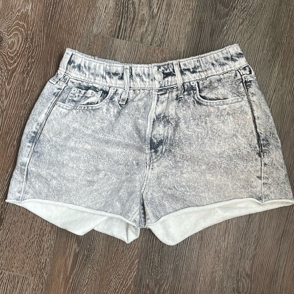 🐭Rag & Bone Miramar cotton grey acid wash shorts size small - Picture 2 of 12